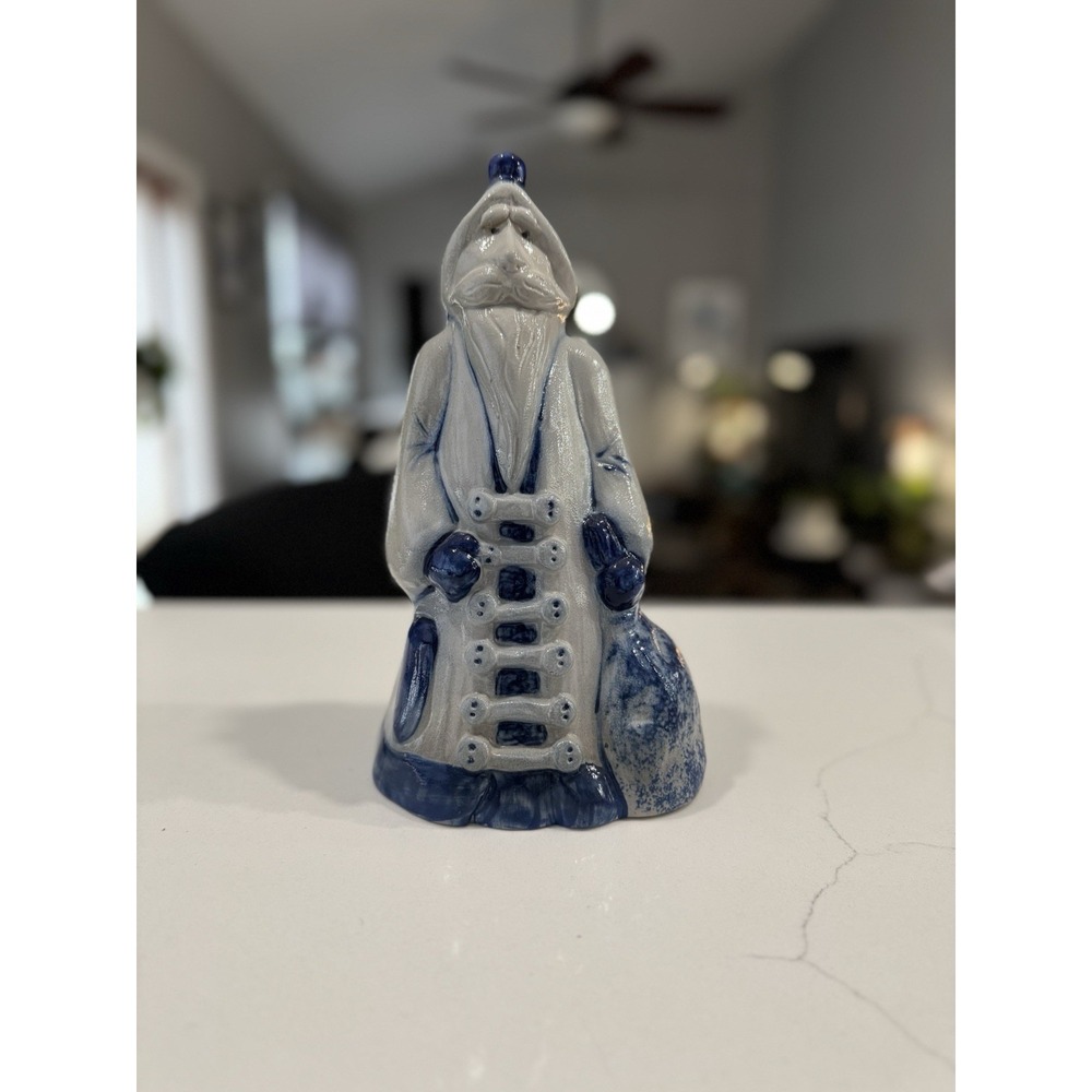 Eldreth Pottery Salt Glazed 10in Santa 2008